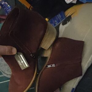 Women's Burgundy Ankle Boots